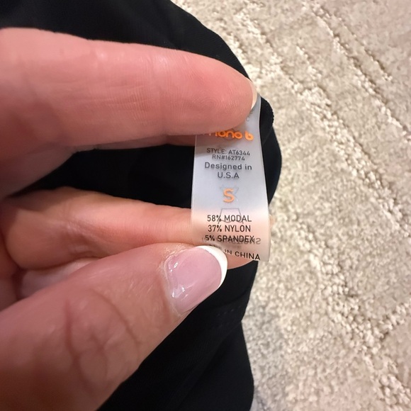 Mono B Black Muscle Tee - Picture 4 of 4